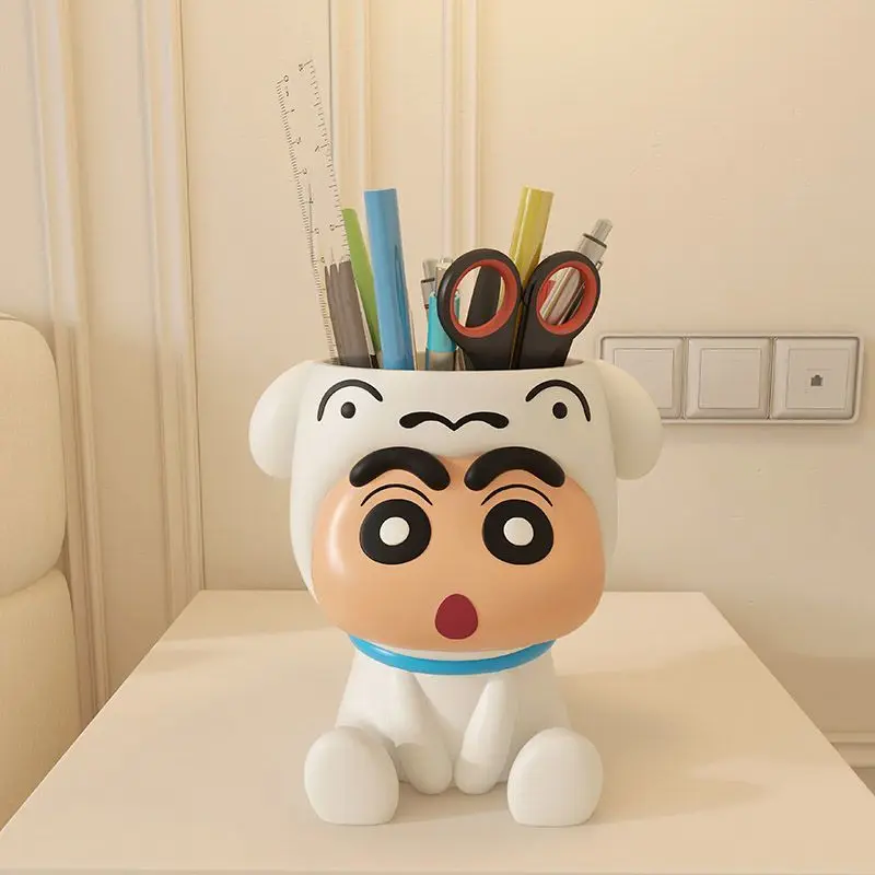

Crayon Shin-chan Nohara Shiro Anime Peripheral Creative Cartoon Remote Control Decorative Ornament for Miscellaneous Storage Box