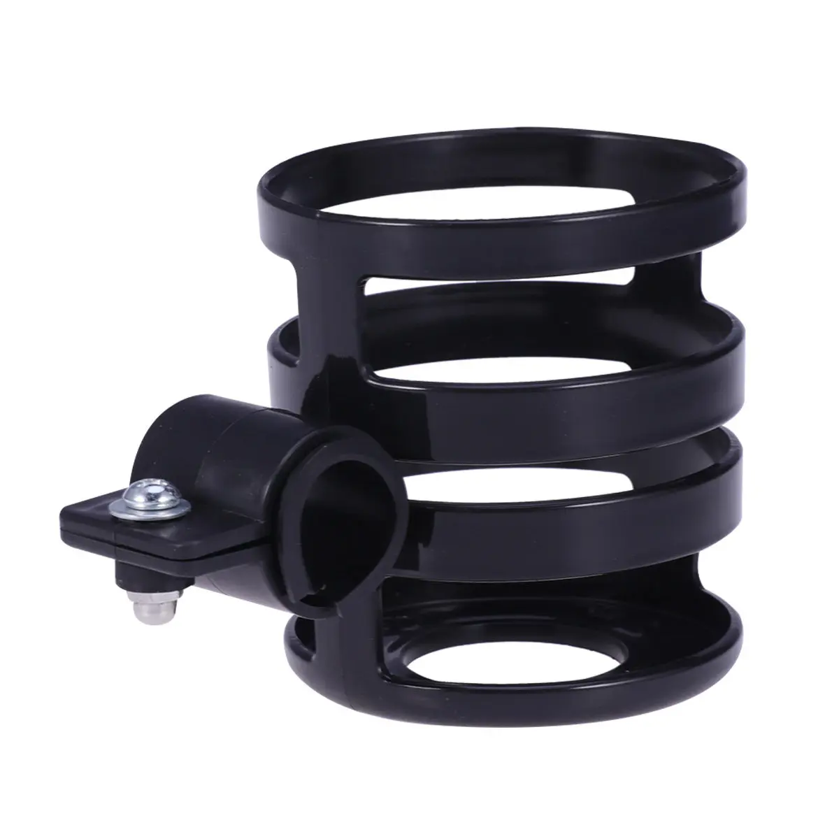 Stroller Bottle Holder Heavy Duty Plastic Drink Holder for Baby Stroller Bicycle Wheelchair Scooter Walker Secure Fit Universal