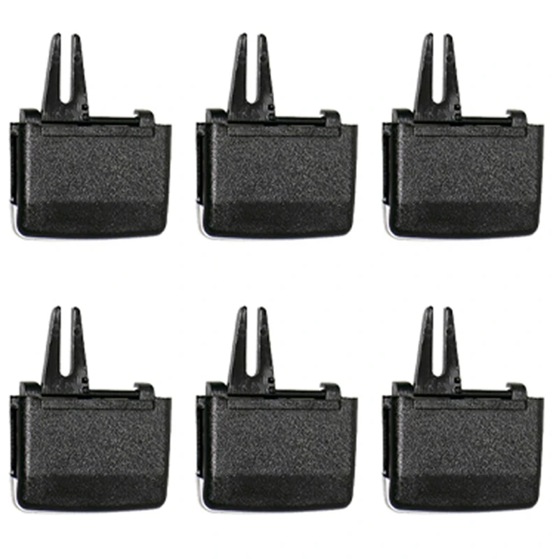 6X For Mercedes Benz Front Left Right Air Vent Tabs, Front Row Air Grille Tabs Clip For W166 Ml Gle Class Gl Gls Class