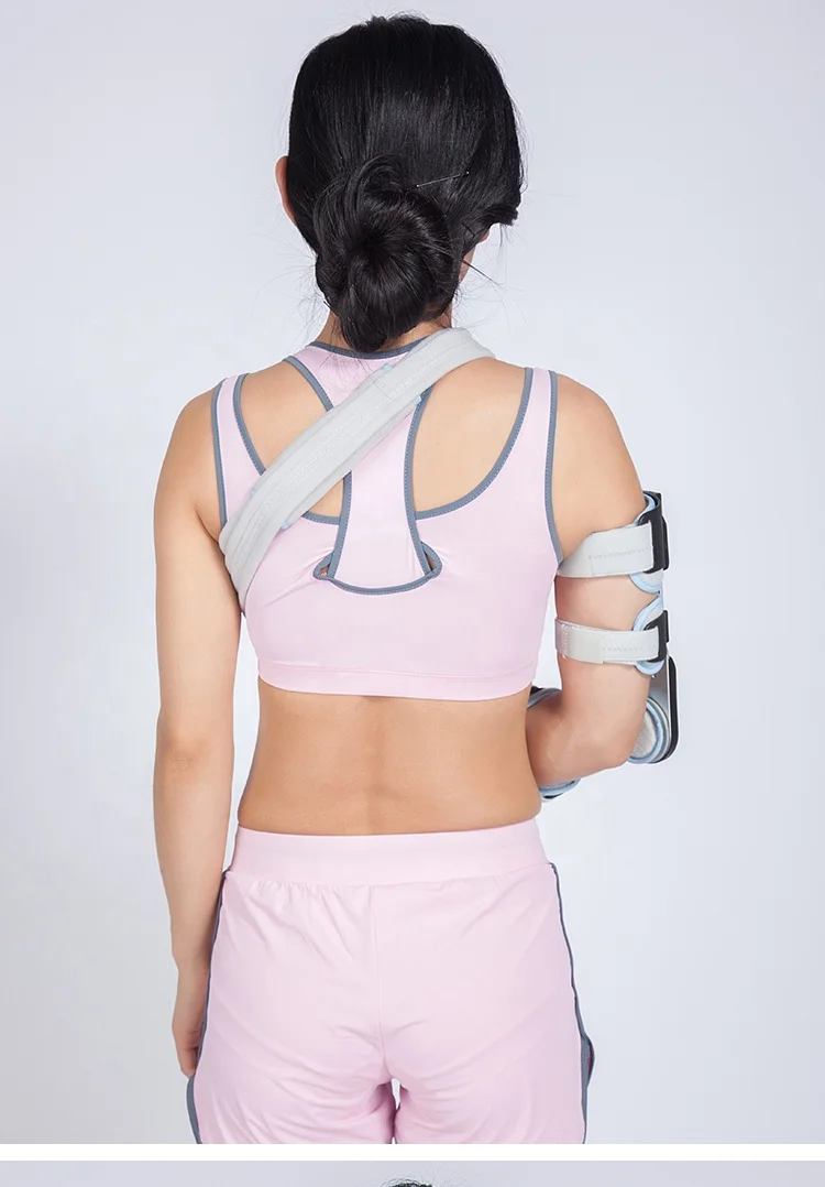 Ortesi del gomito con supporto per gomito incernierato articolato regolabile per il recupero da infortuni postoperatorie