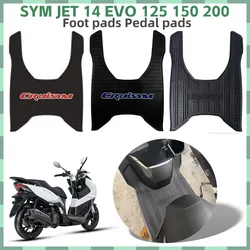 New For SYM JET 14 EVO 125 150 200 Motorcycle Modification Accessories Thickened Foot Pads Pedal Pads