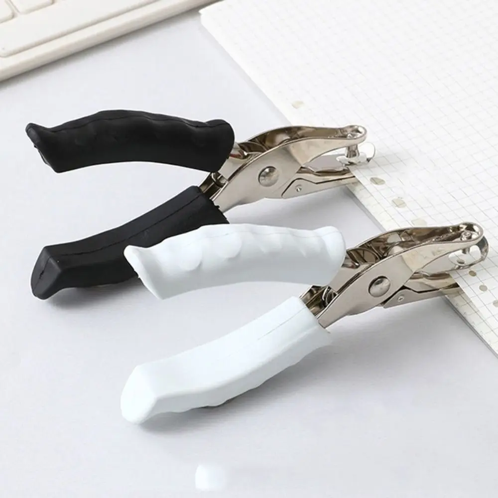 Round Hole Single Hole Puncher Non-slip Handle DIY Paper Cutter Perforator Mini Hand Tool School Office Binding Stationery