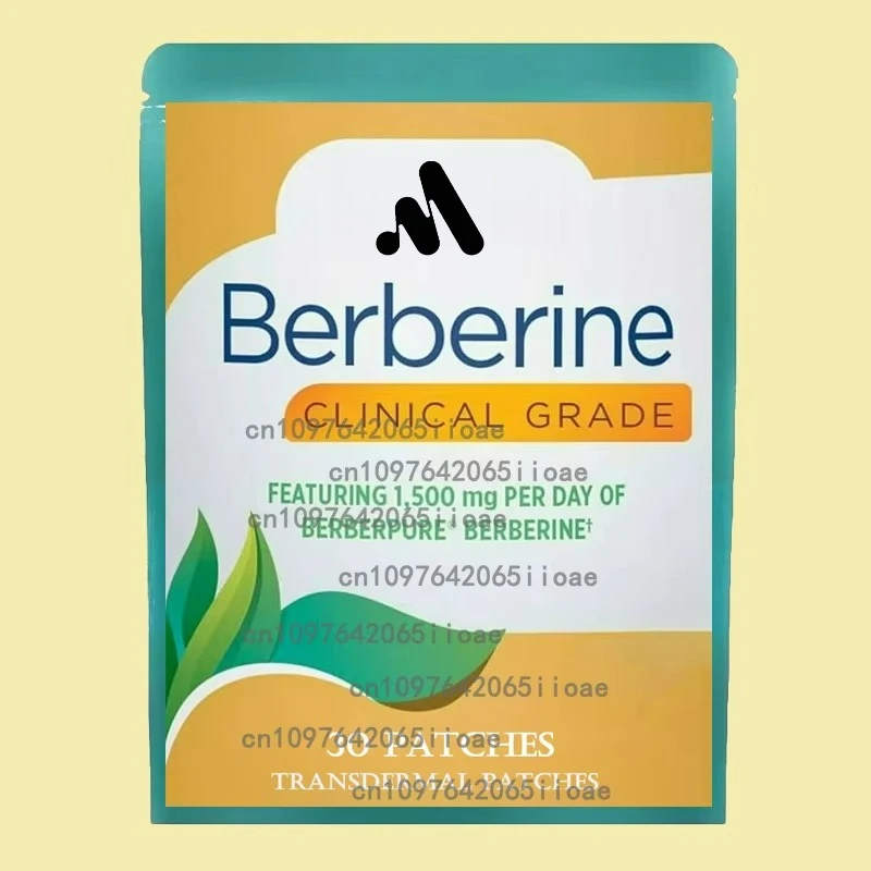 

30 Patches Berberine Transdermal Patches Immune System, Cardiovascular Heart