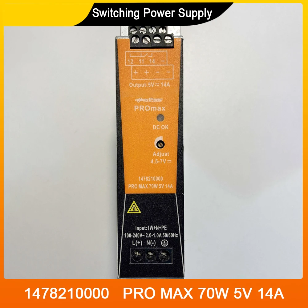 New MAX 70W 5V 14A 147821000 Switching Power Supply For Weidmuller High Quality Fast Ship