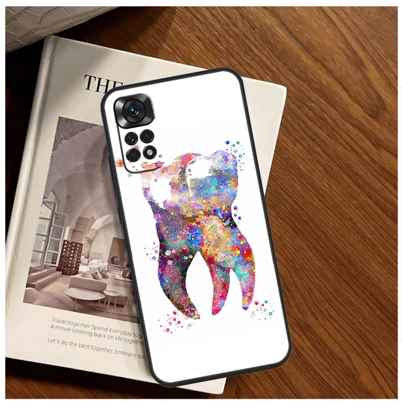 The Dentist Tooth Case For Xiaomi Redmi Note 13 Pro 8 9 10 11 12 Pro 12S 11S 10S Redmi 12 10C 12C 13C Coque