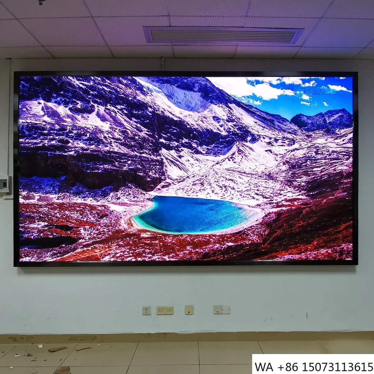 

Ultra Thin Indoor Fixed LED Video Wall P1.86 Full Color Panel Hot Sale