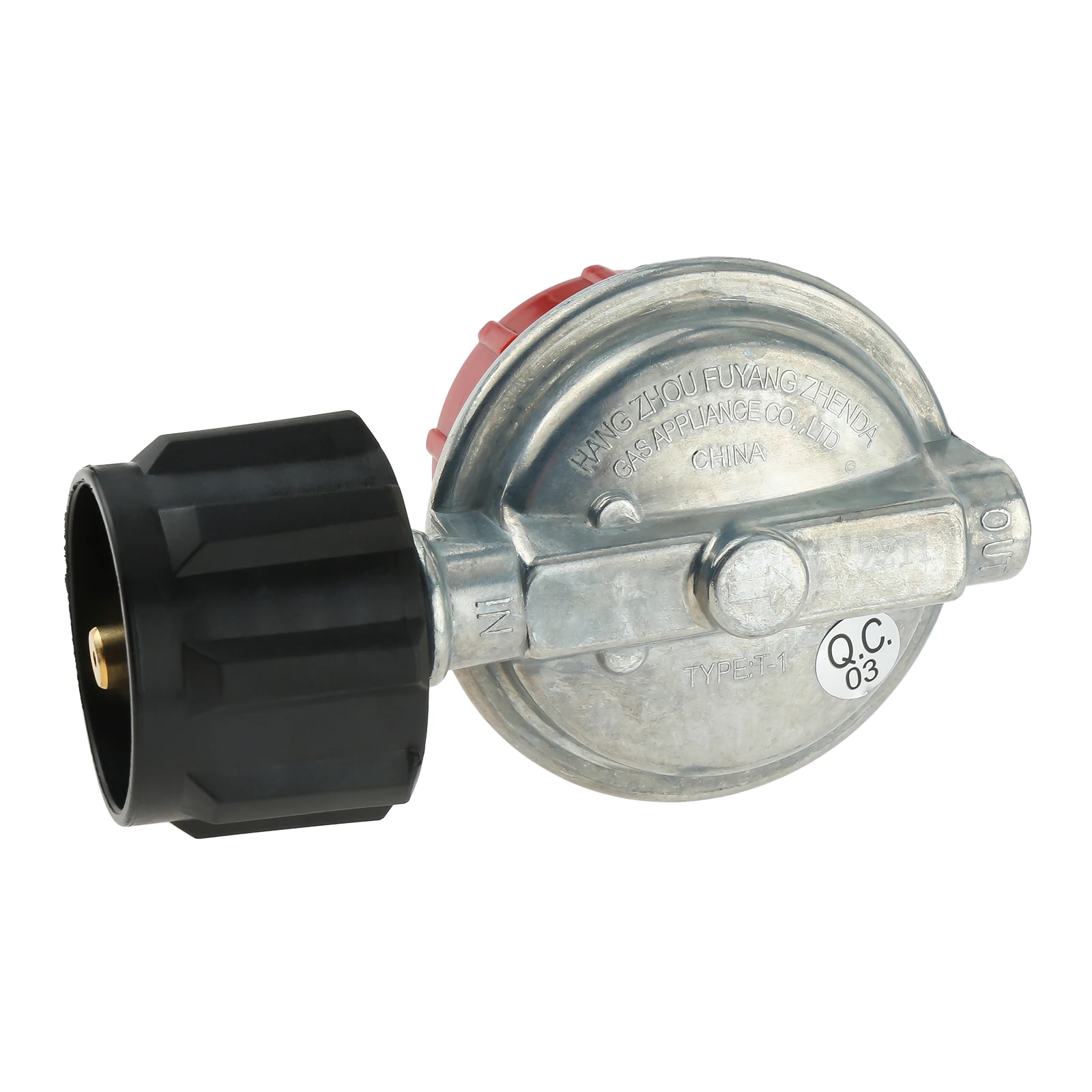 調整可能な高圧プロパンレギュレーターバルブキット、タンクサービスバルブ、ホースバーブコネクター、qcc1 lp、0-20 psi、5/16 "、1/4"