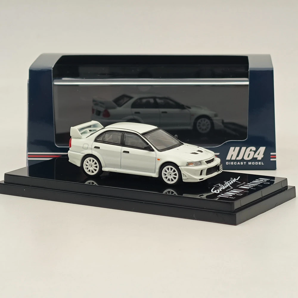 Hobby Japan 1/64 Lancer RS Evolution VI (T.M.E) Scortia Wit HJ 643033 AW Diecast Models Auto Limited Collection Auto Toys Gift