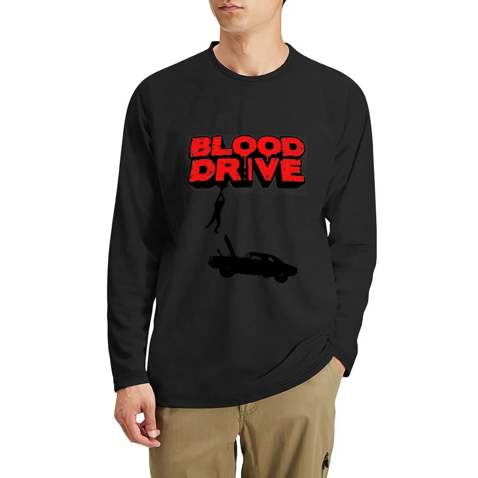 

Blood drive2 Long T-Shirt quick-drying t-shirt sweat shirt Blouse men clothings