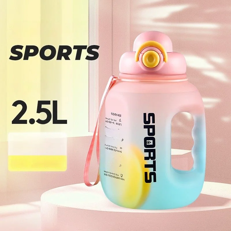 GIANXI 1.6L-2.5L Large Capacity Kettle Cycling Sports Cup Outdoor Camping Portable Fitness Cup Plastic Bottle Plastic Kettle