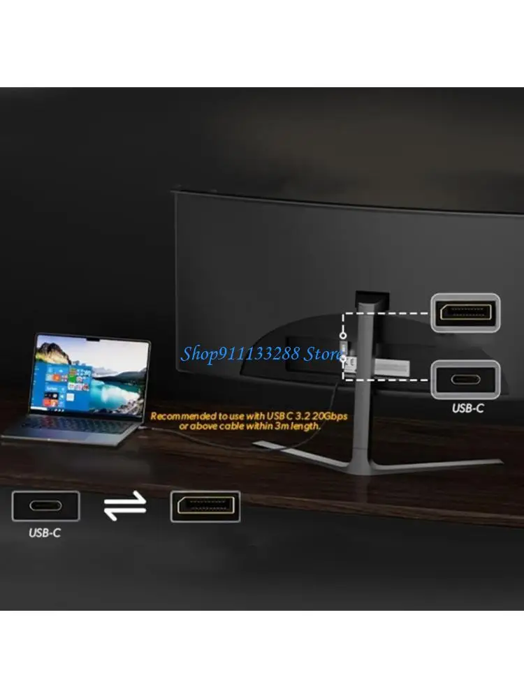 G88D Aluminum Construction Adapter Supports 8K 60Hz Stable Transmission