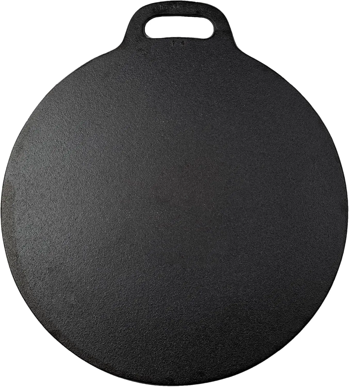 Sartén Tawa de Hierro Fundido de 12 Pulgadas, Sazonada con Aceite de Linaza, Ideal para Cocinar Dosa, Pizza y Crepas
