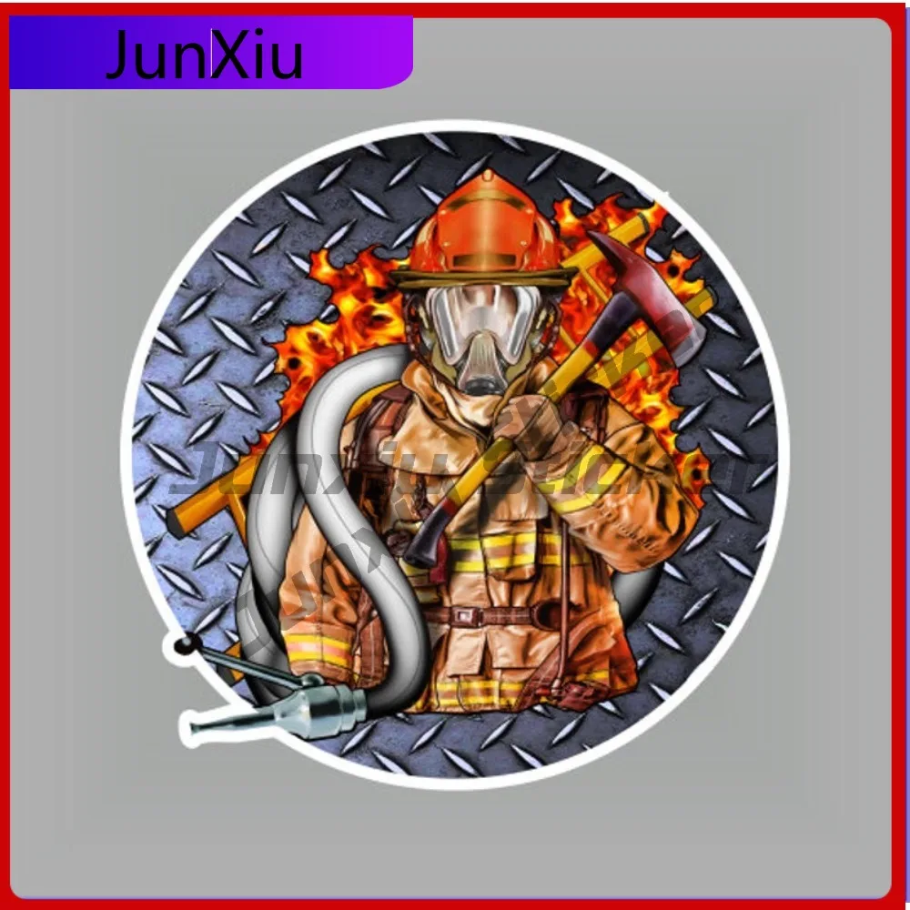 

Fireman Hose Sticker High Quality Custom Made Sticker Camper Bodywork Laptop Phone Guitar Yacht Sunscreen Waterproof Scratch-pro