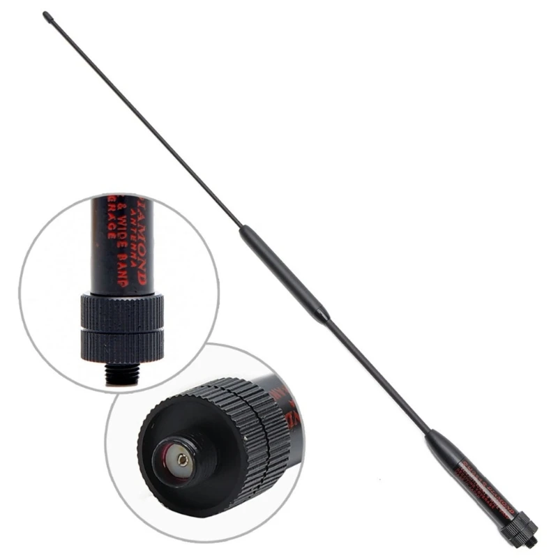 RH951S SMA-macho Antena doble banda Universal para VX-1R VX-2R BF-888S DM-5R Radio bidireccional Antena Walkie Talkie