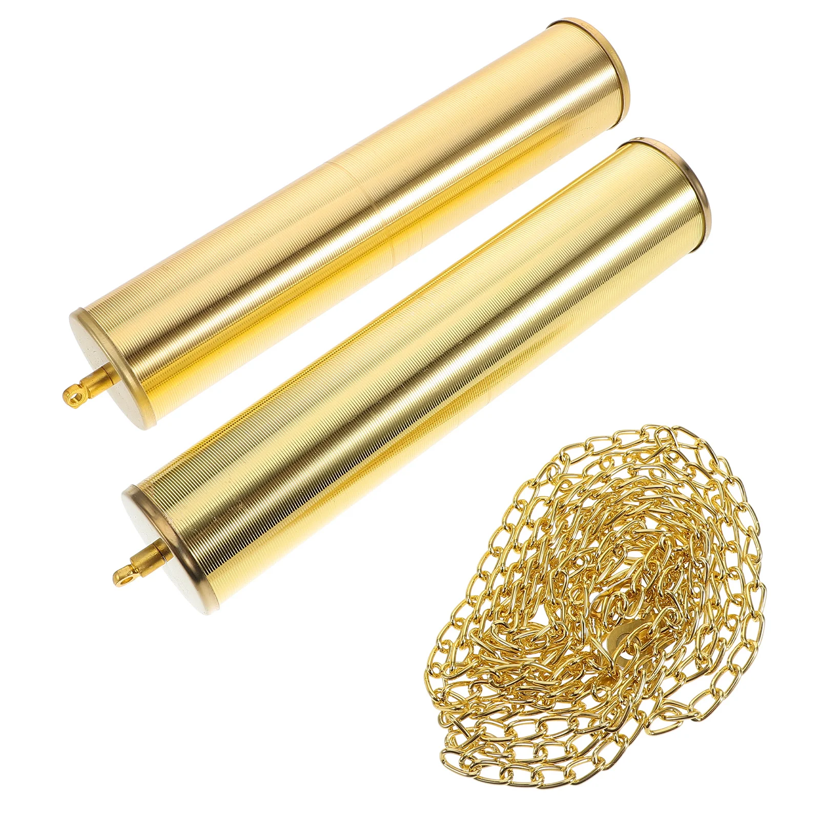 

1Set Floor Clock Decorative Hammer Premium Polished Metal Finish for Clock Pendulum Replacement Home Interior Decor Element