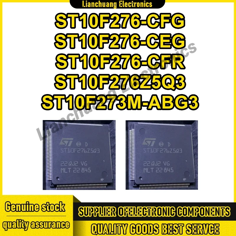 ST10F276-CFG ST10F276-CEG ST10F276-CFR ST10F276Z5Q3 ST10F273M-ABG3 QFP144 Chipset IC Nowy Oryginał w magazynie