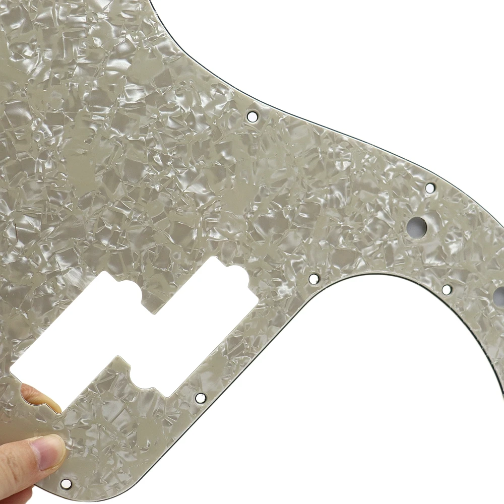 E-Gitarren-Schlagbrett aus 3-lagigem PVC, Schlagbrett für PB-Bassgitarre, 13 Löcher mit Schrauben – Detail 32