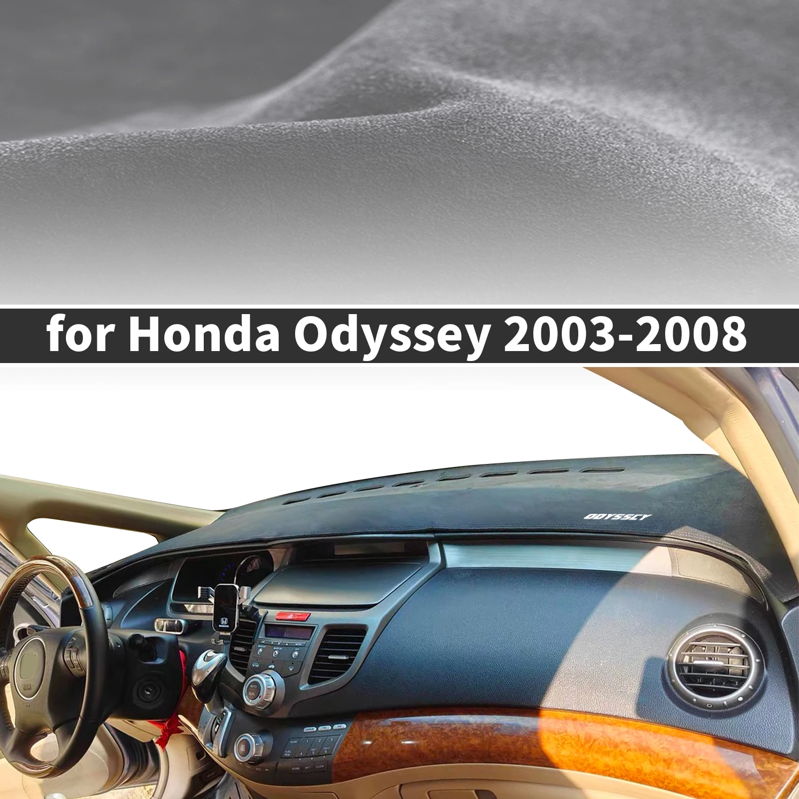 

fit for Honda Odyssey 2003 2004-2008 Rb1 LOGO Car Accessories Dashmat Dashboard Cover Pad Protective Carpet DashMat Sunshade