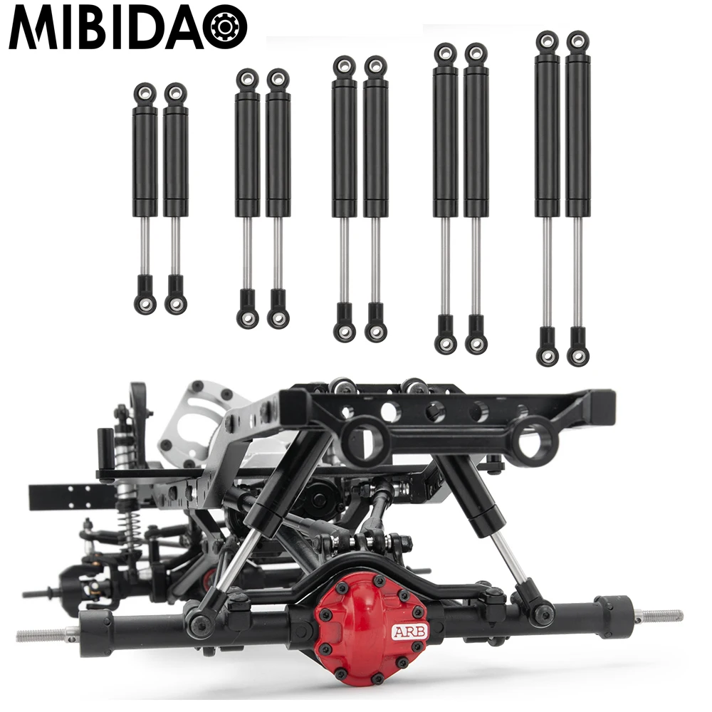 

MIBIDAO Aluminum Suspension Internal Spring Shocks Absorber for AXIAL SCX10 D90 D110 TF2 1/10 Scale RC Crawler Car Model Parts