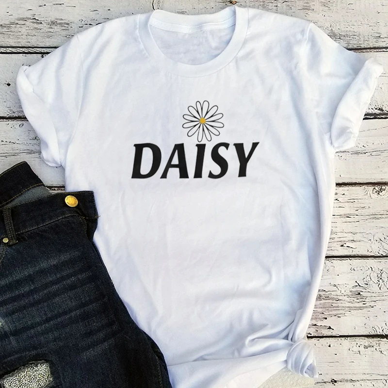 Sunflower Women Sexy Tops Daisy Women Clothing Holiday New T Shirt Romance Flower  Tops for Women Casual