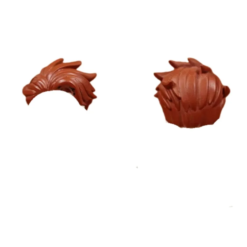 MOC Building Blocks Mini Figure Stylish Boy Hairstyle Accessory Assembly Model Trendy Toy Display Piece Collectible Gift