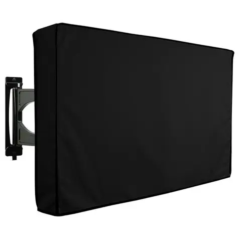 Protective Cover for Outdoor TV Waterproof Dustproof 210D Oxford Fabric Compatible with Different Flat Screen Sizes