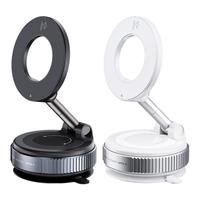 New Upgrade Strong Magnetic Car Phone Holder Foldable Design 360 Adjustable Vacuum Mount For Car/Desk/Bathroom/Universal Use