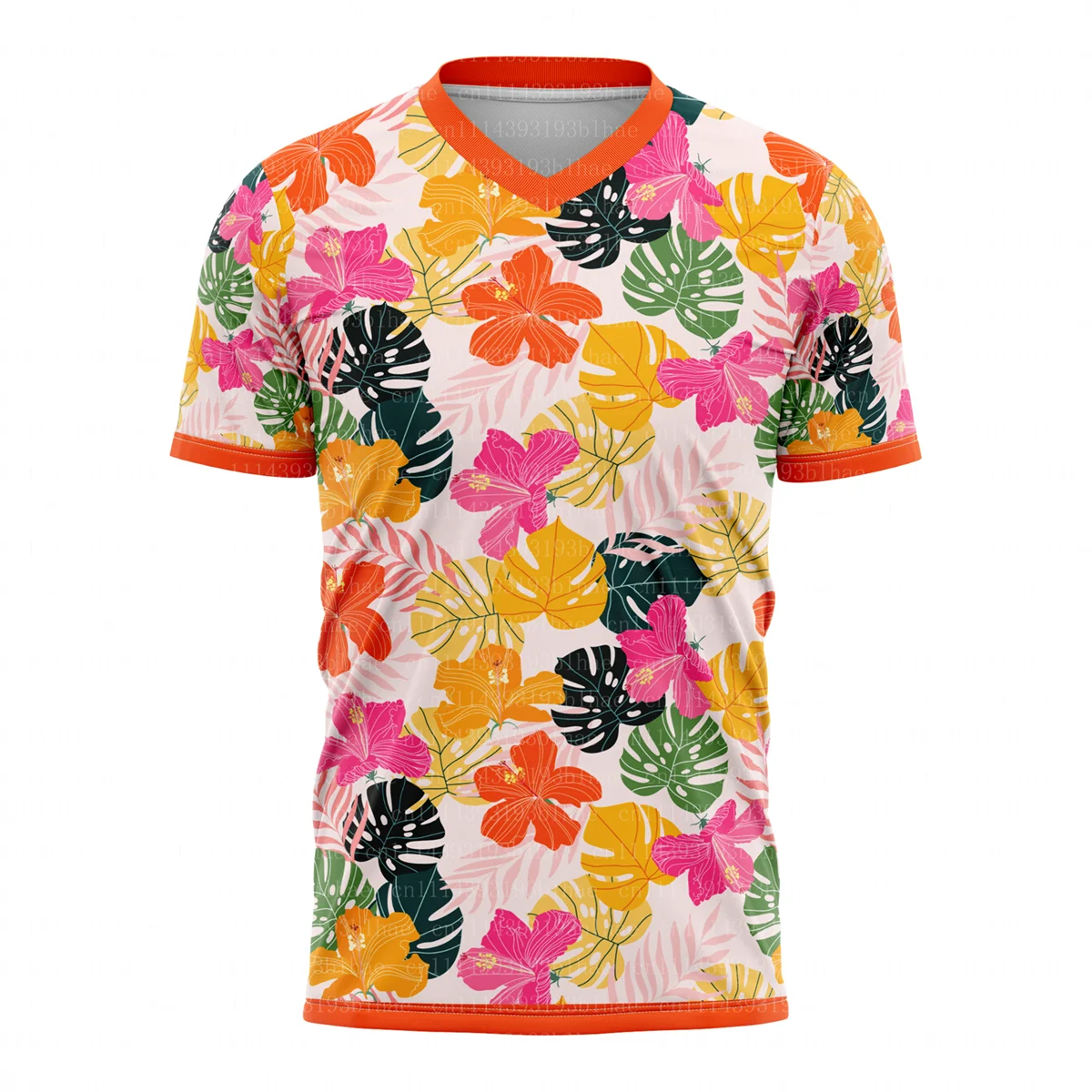 Hawaiian Beach For Men Short Sleeve T-shirts Vintage Flowers Graphic 3D Print Fashion Streetwear Summer Clothing Men's Tops