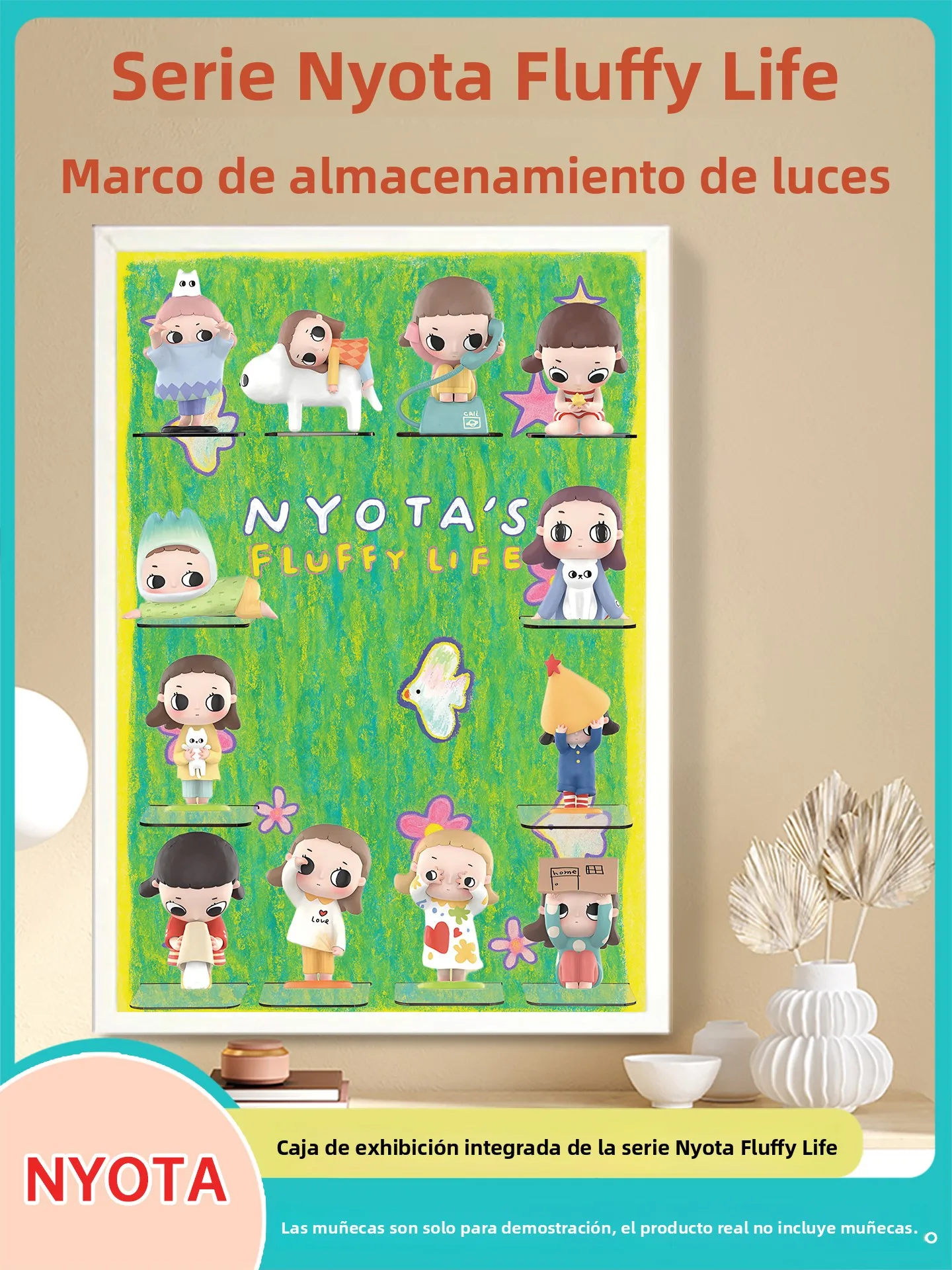 

Nyota Soft Life Series Коробка для хранения фигурок с подсветкой для Bobo Ma Ti Коробка для хранения фигурок для взрослых Спальня Гостиная Длинный прямоугольный деревянный