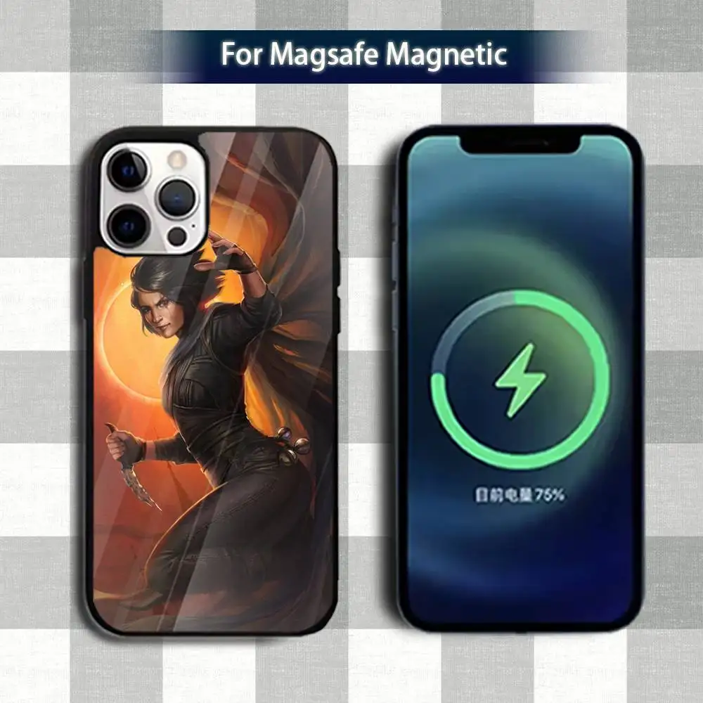 M-Mistborn VinS Trilogy telefoonhoesje voor iPhone 13,12,15,17,11,16,14,Pro,Max,Plus,Mini,Magsafe,Magnetische draadloze oplaadhoes