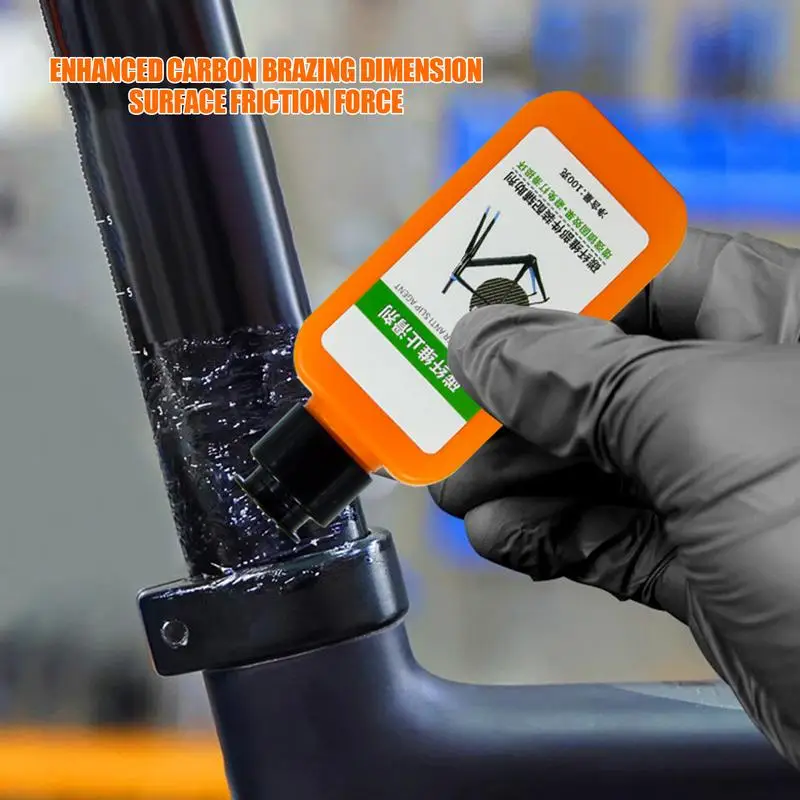 Carbon Fiber Lubricants Cycle Assembly Gel For Strong Friction Carbon Gripper Paste Effective & Safe Enhances Grip Performance