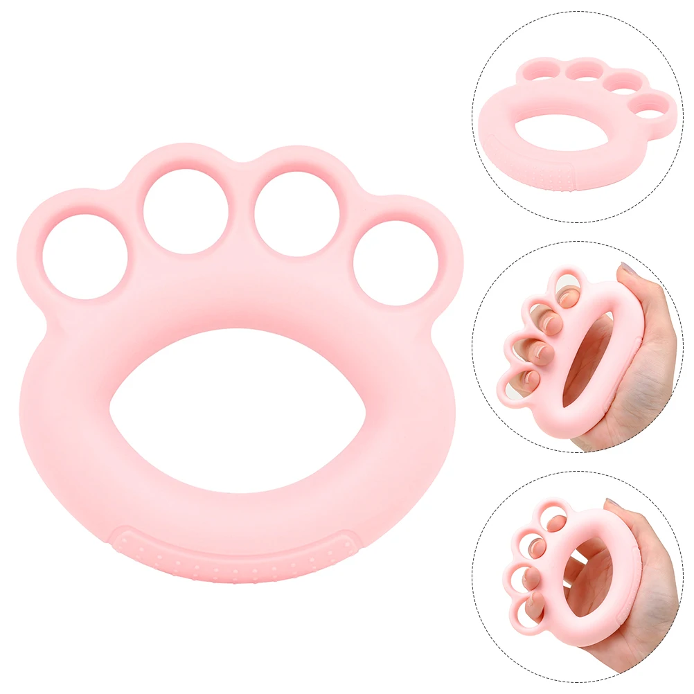 

Finger Strength Ring Silicone Compact Travel Exerciser Durable Motor Skill Improvement Hand Training Tool Stress
