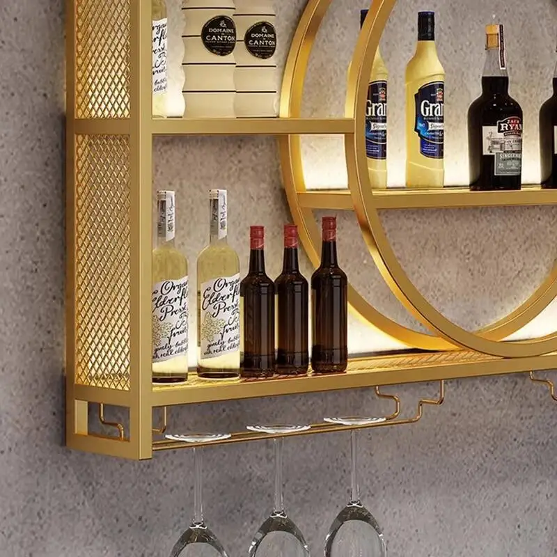 

Cabinet Shelf Entertainment Display Modern Restaurant Shelves Storage Wine Rack Cabinet Drinks Alcohol Angolo Bar Furniture