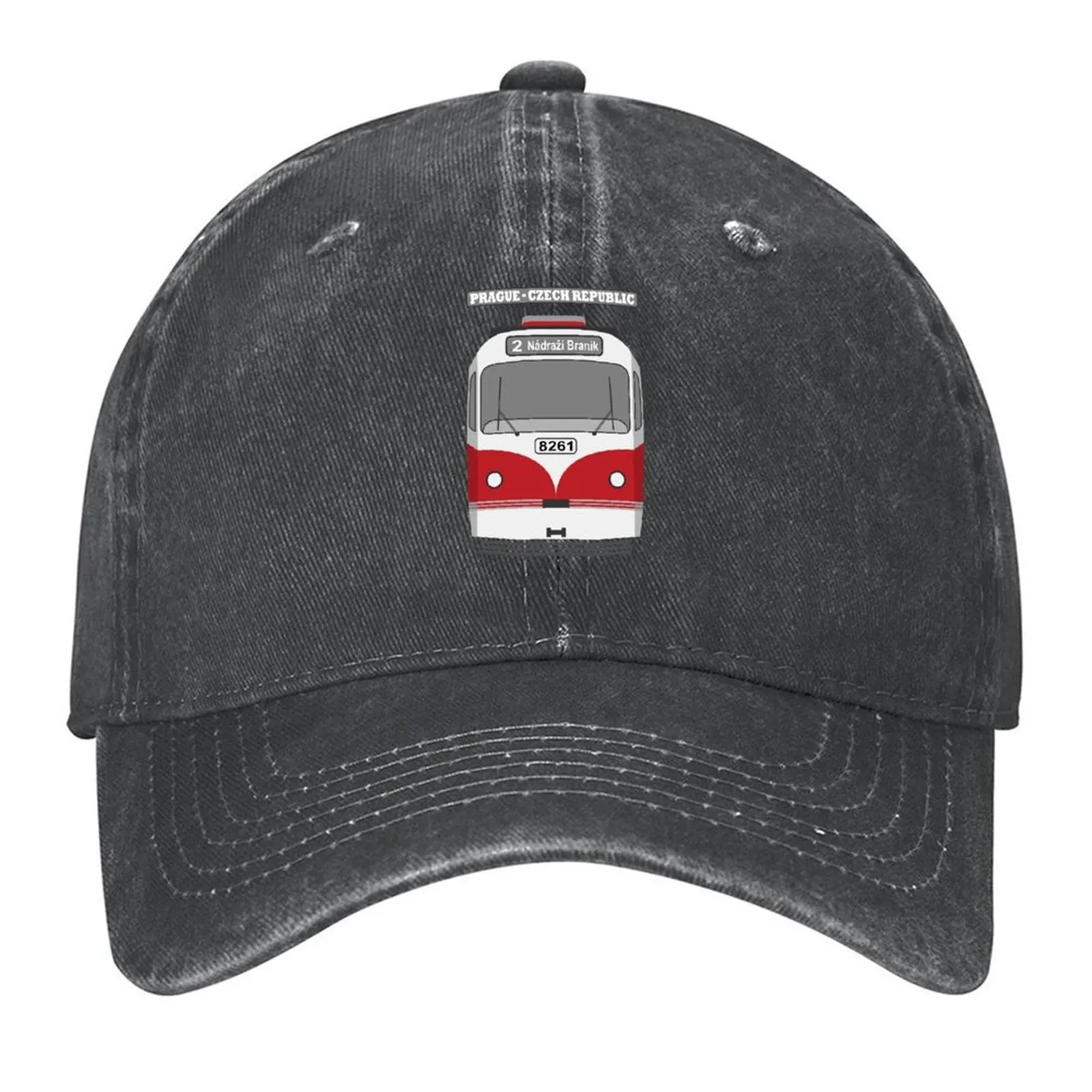 

Prague Vintage Tram - Tatra T3 Baseball Cap Luxury man cap Beach Christmas Hat Horse Hat Mens Caps Women's