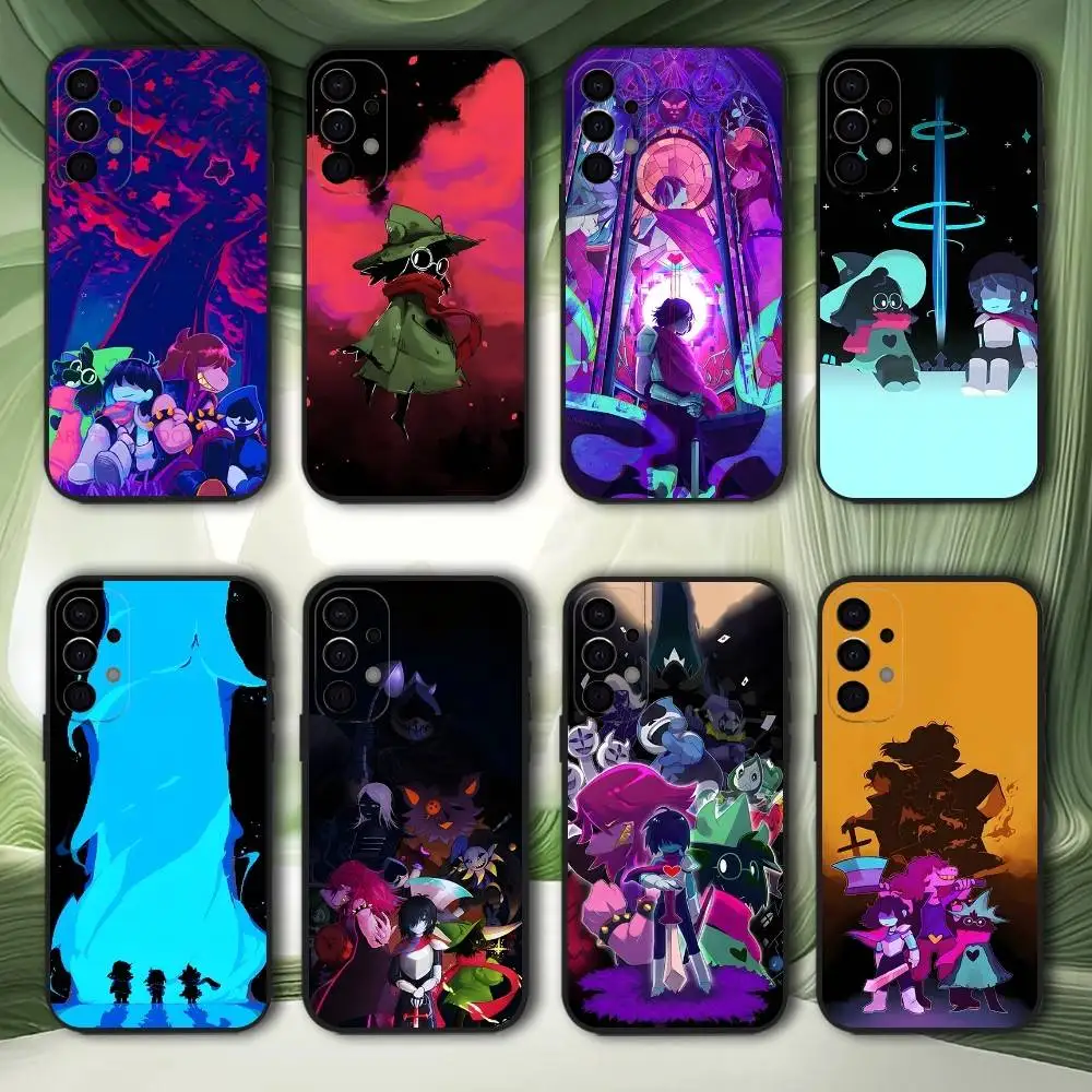 

D-Deltarune Ralsei Phone Case For Samsung S25,S24,S21,S22,S23,S30,Ultra,S20,Plus,Fe,Lite,5G Black Cover