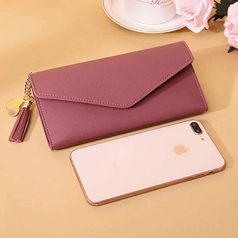 Women Wallet Female Lady Coin Purse Long Clutch Bag Money Phone For Girl Card Holder Cardholder Caibu Small Mini Hammock Perse