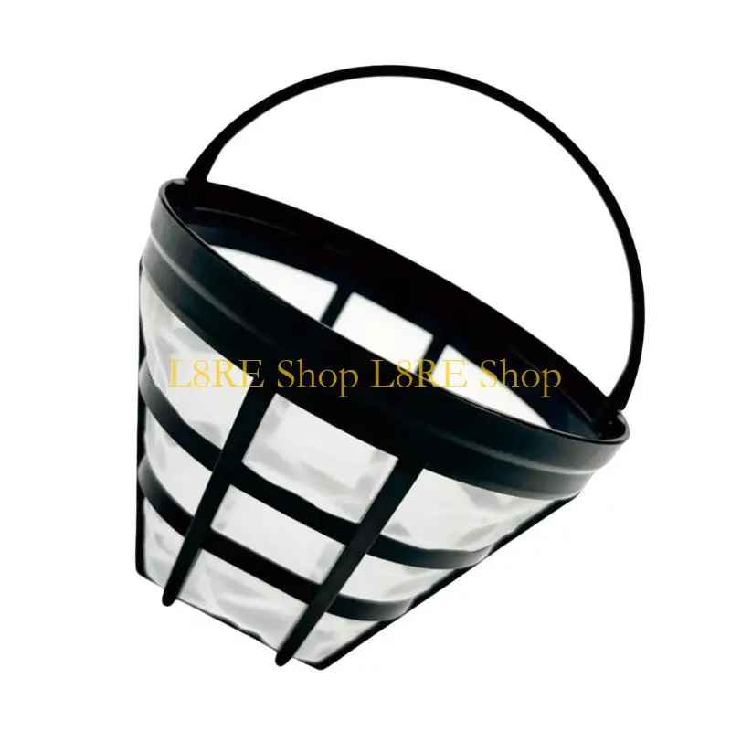 l8reプロフェッショナルコーヒーフィルターナイロンテクスチャフライターメッシュイージークリーニングパウダーボウル