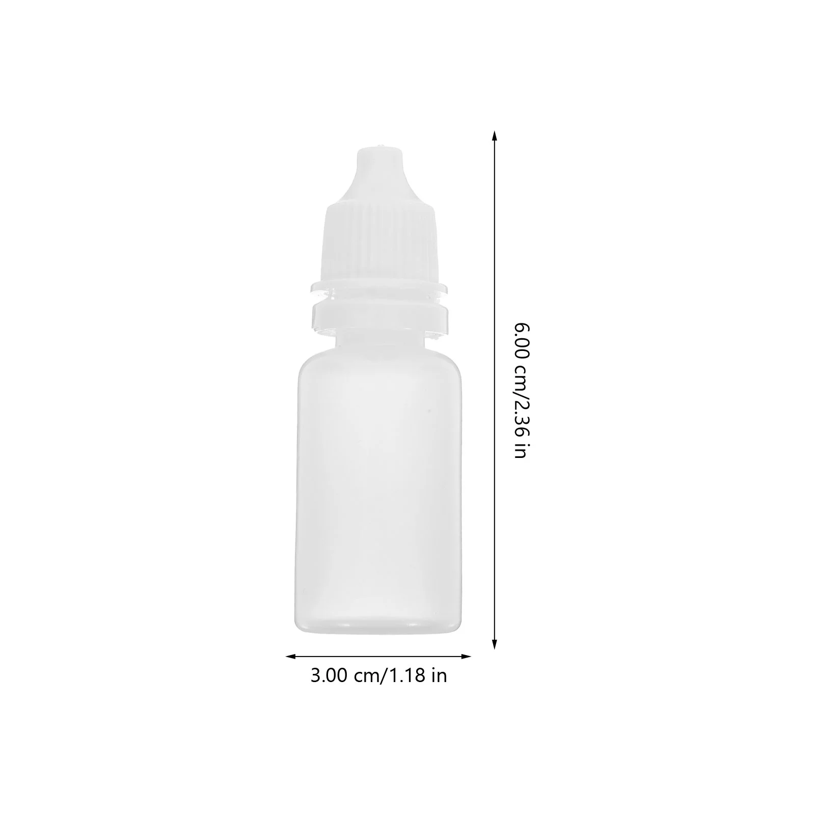 5Pcs Squeezable Dropper Bottles 10ml Empty Eye Dropper Sample Essential Oil Container Makeup Vial
