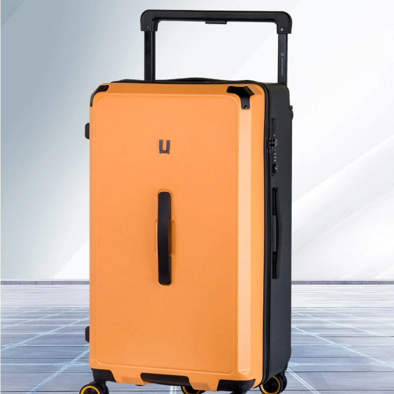 USB Charging Large Capacity Suitcase 34-Inch Width Draw-Bar Luggage Female Check-in Suitcase