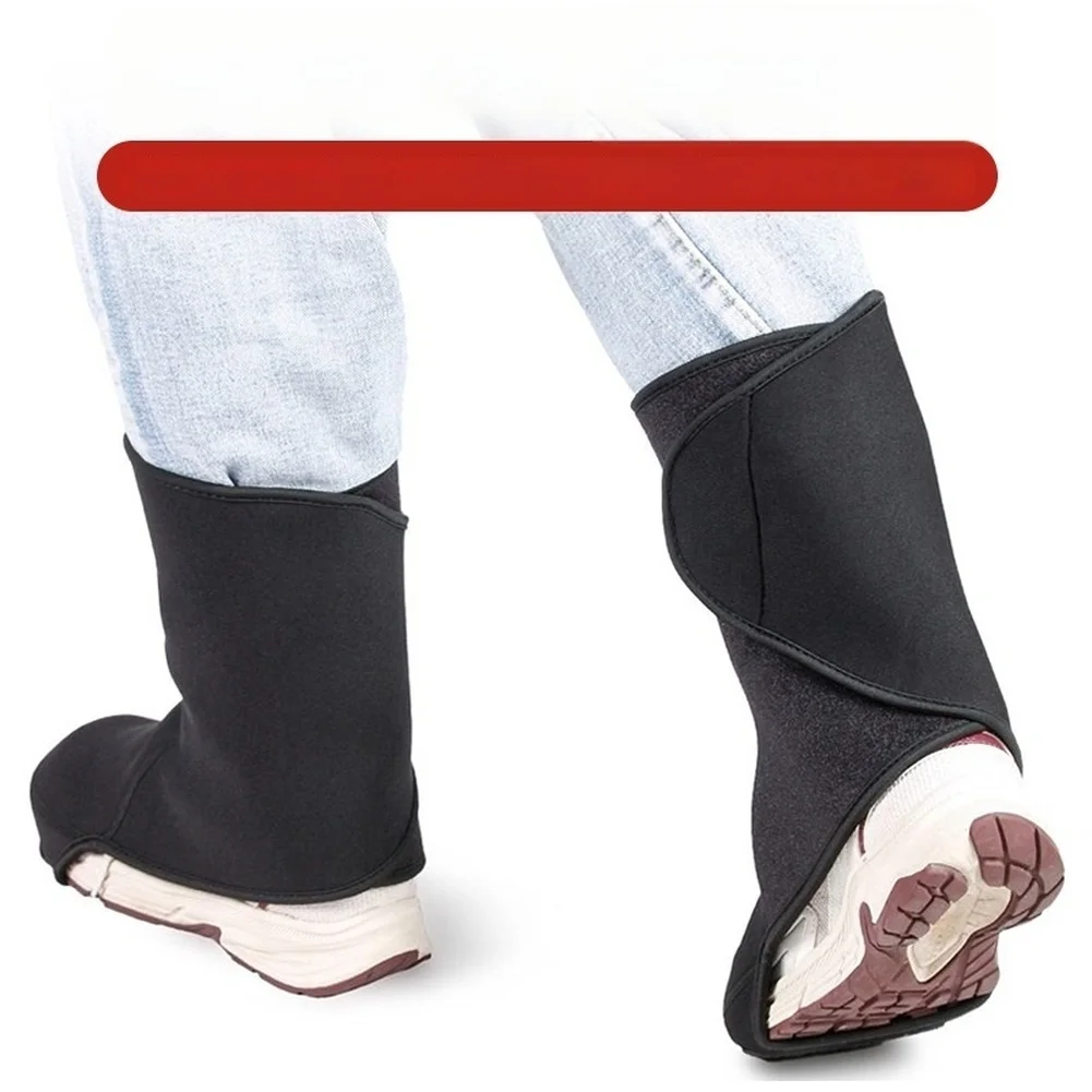 

Women Men \Thermal \Ankle \Cover Warmers For Cycling Motorcycle Winter Windproof Fleece Shoes Cover Cycling Equipment