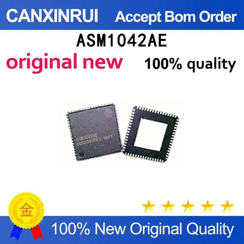 

(5-100 pieces)New ASM1042AE 1042AE SMT QFN-64 power switch chip IC