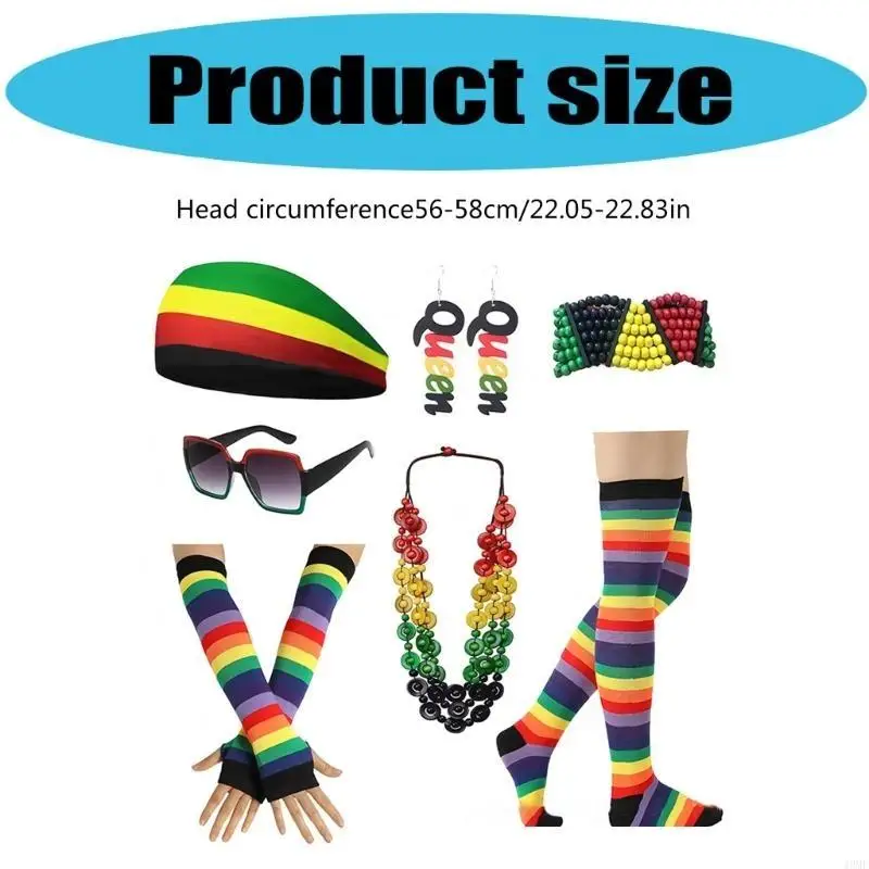 

49MF JUNTELETENT AFRICAN ЖЕНЩИНСКИЕ Ювелирные изделия SET Jamaica Accessesies queen