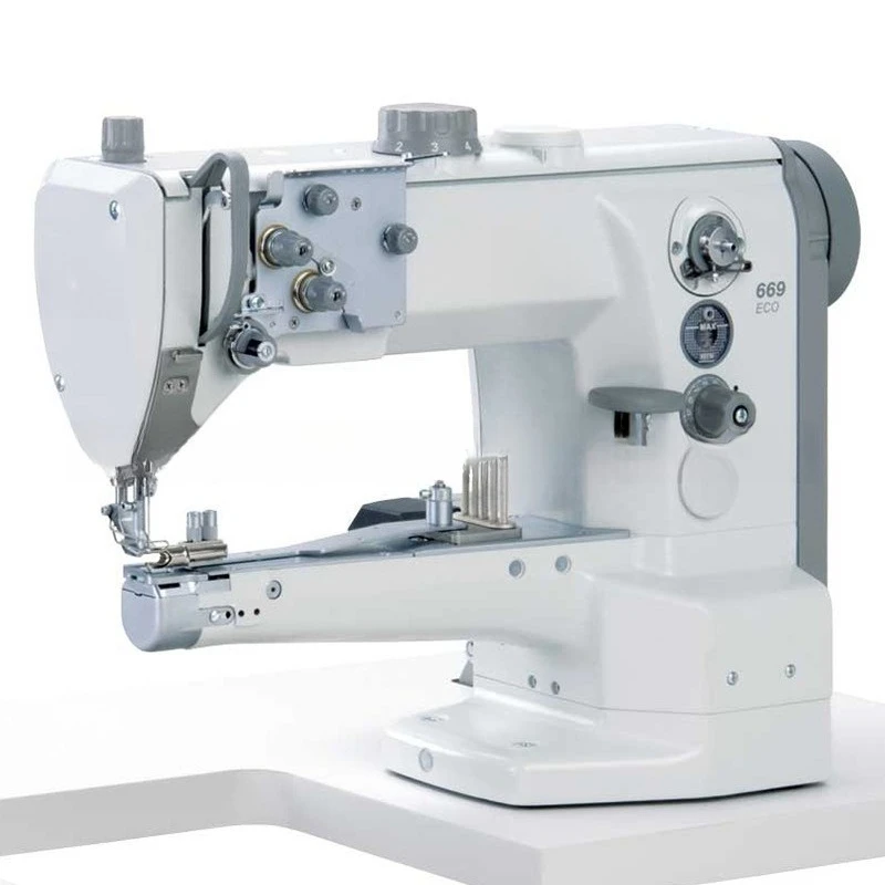 Cylinder arm machine with horizontal rotary shuttle Hemming operation sewing machine