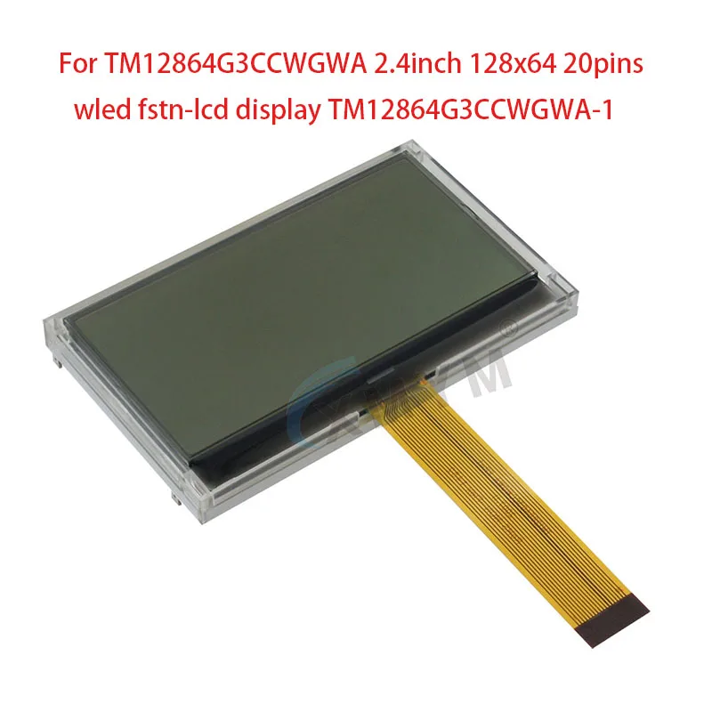 Per muslimate 2.4 pollici 128x64 20pin wled fstn-display lcd TM12864G3CCWGWA-1