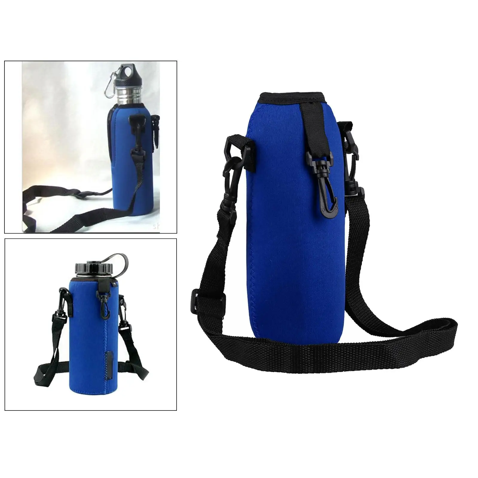 Travel Bottle Holder Insulated Neoprene Cover Bag 500ml