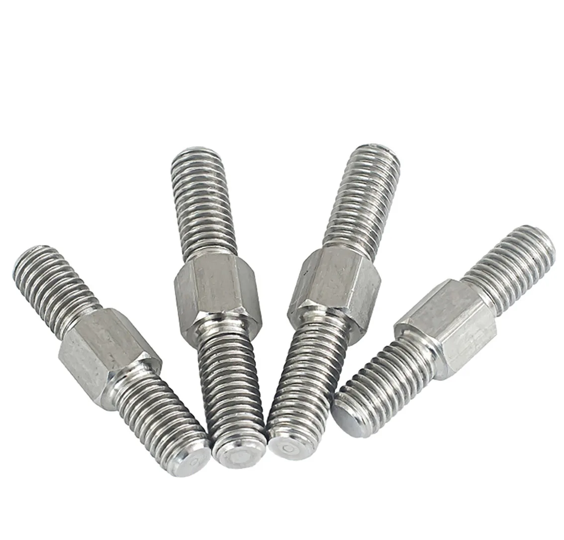 M4-M16 Left and Right Thread Double End Thread Rod 304 Stainless Steel Positive and Negative Thread Bar Stud Bolts Screw