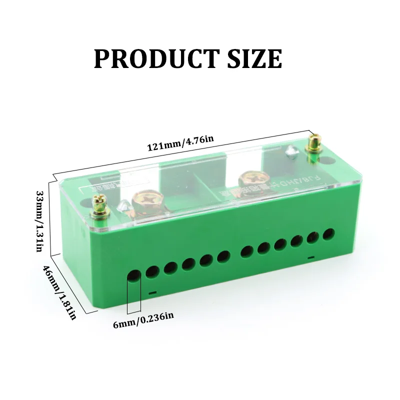 High Power Plug-In Wire Splitter Device High Current Multi-In Multi-Out Terminal Block Junction Box Product Terminal Blocks