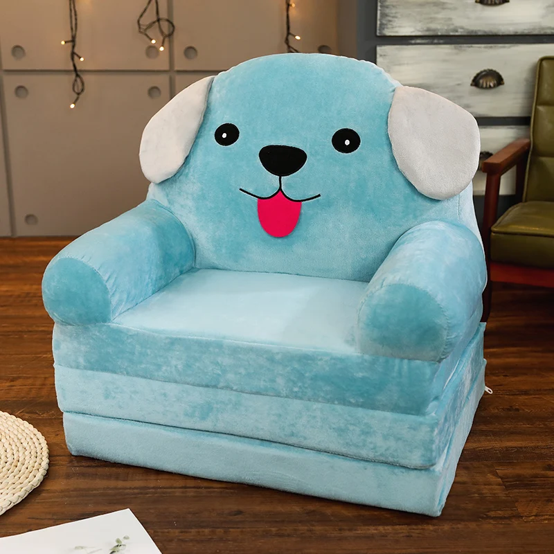 Sofás para niños, sofá pequeño plegable con dibujos animados, sofá cama pequeño para niña, princesa, bebé, niño pequeño, sofás para asiento infantil de doble uso, princesa