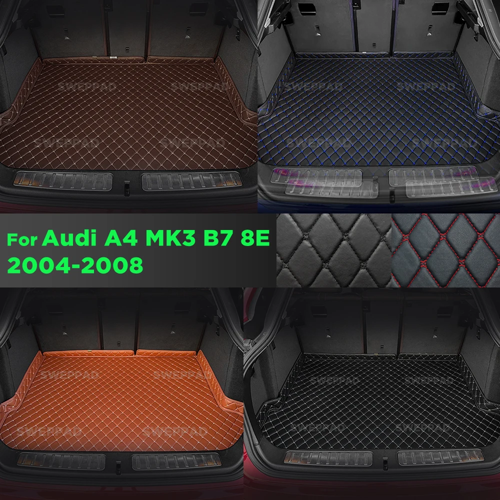 

For Audi A4 MK3 B7 8E 2004-2008 Car Trunk Mat Car Cargo Liner Protective Pad Interior Accessories