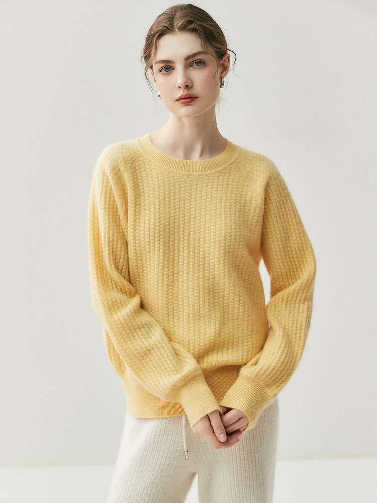 Frauen 100% Kaschmir Pullover Dicke Kaschmir Stricken Oansatz Langarm Pullover Herbst Winter Hohe Qualität Weibliche Strickwaren Tops